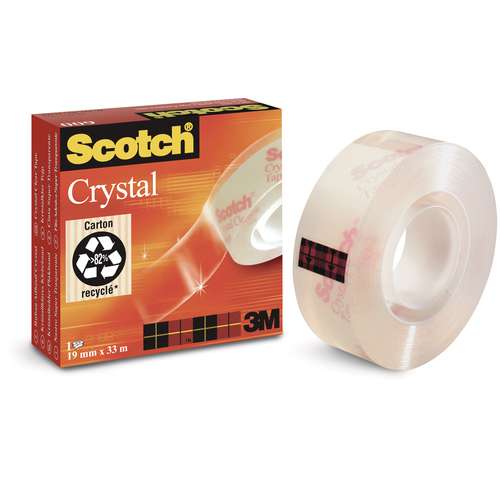 SCOTCH® Crystal Clear 600 Plakband 