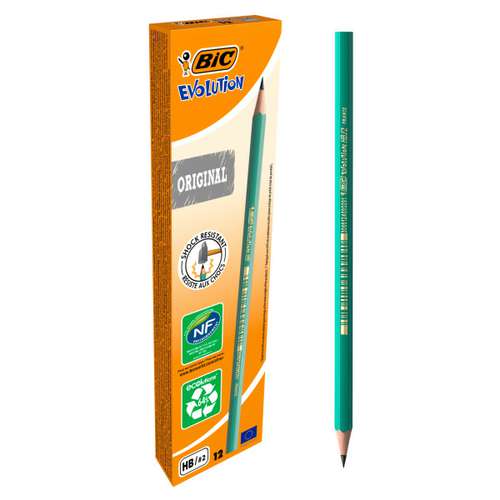 BIC® | ECOlutions® EVOLUTION® 650 grafietpotlood — 12-set 