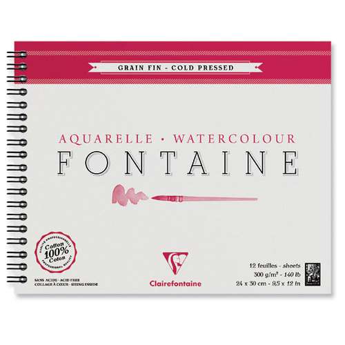 Clairefontaine FONTAINE spiraalblok, grain fin 