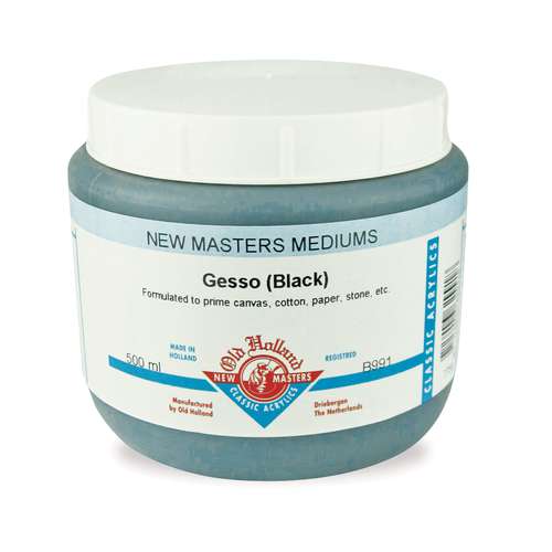 Old Holland | NEW MASTERS Gesso — black 