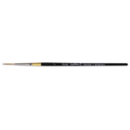 DALER-ROWNEY | System3 serie 50 penseel ○ sleper ○ korte steel — synthetisch haar 