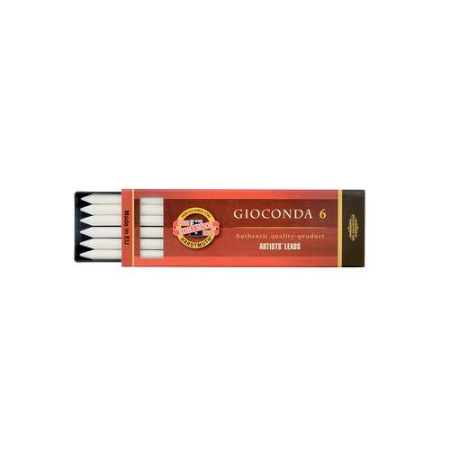KOH-I-NOOR | GIOCONDA 4371 krijtstift ○ wit — 6-set 