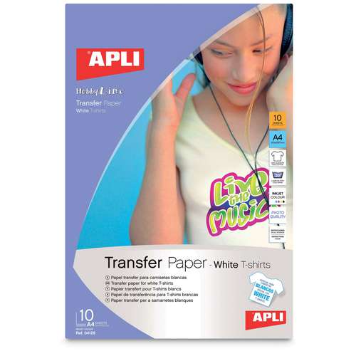 APLI® | Transferfolie voor witte T-shirts 