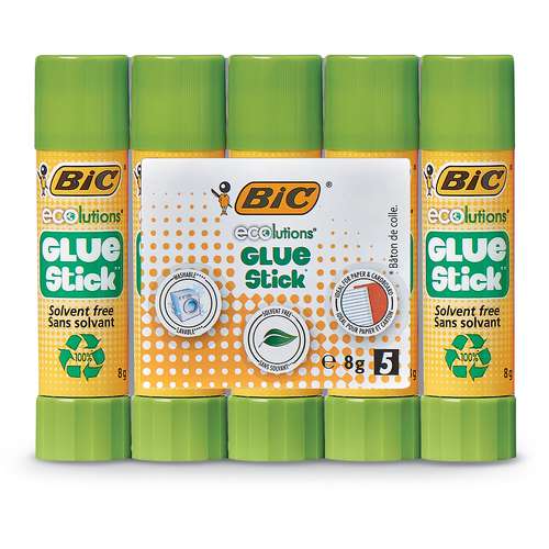 BiC® | ECOlutions® Glue Stick lijmstift — 5-set 