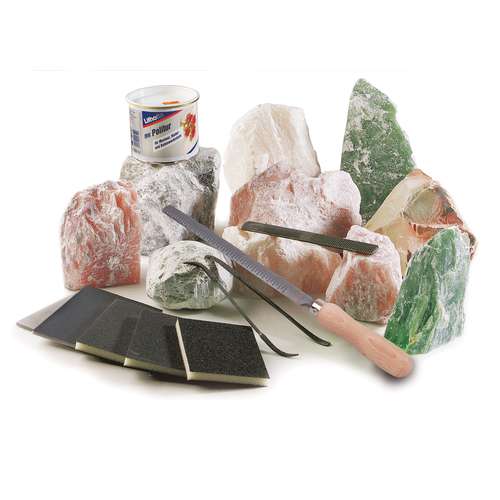 Gerstaecker | Soapstone set — 25 kg + tools & polish 