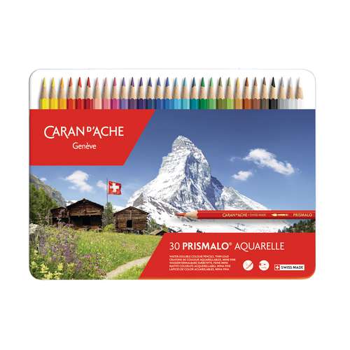 Caran d'Ache museum aquarelpotloden - set 20 stuks MARINE kleuren Caran d'Ache museum aquarelpotloden - set 20 stuks MARINE kleuren