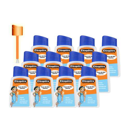 Cléopâtre | Empty Glue Pot set — 12 x 80 ml 