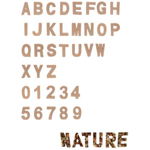 Rayher | Paper-mâché Upper Case Letters — individual 