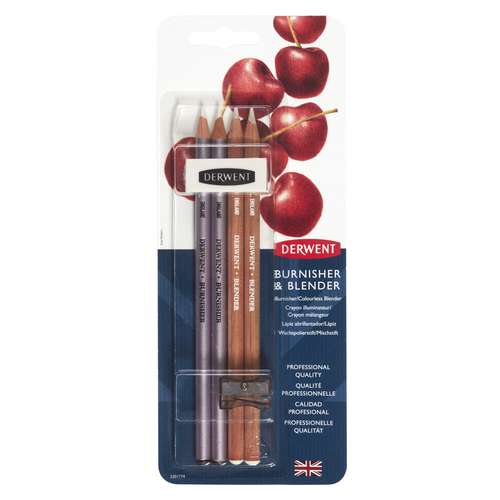 DERWENT | BLENDER & BURNISHER potlood — 6-set 