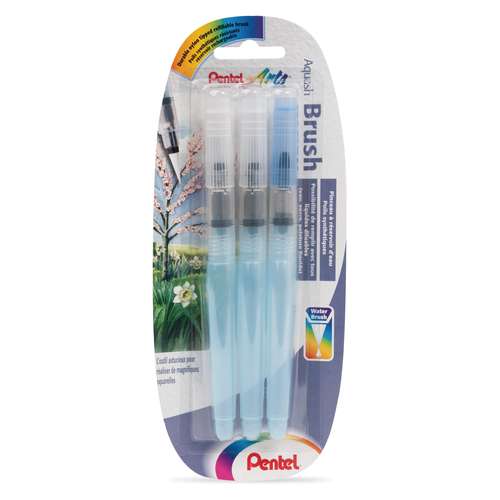PENTEL® Aquash Brush waterpenseel 3-delige set 