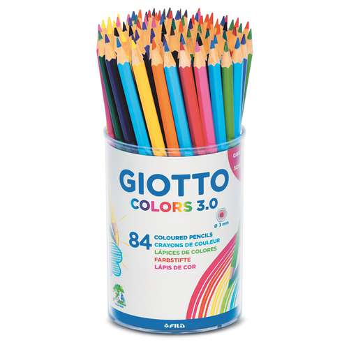 GIOTTO Kleuren 3.0 Set met 84 kleurpotloden 