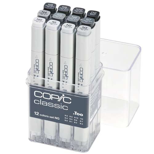 COPIC® | classic marker — 12-set Neutral gray 