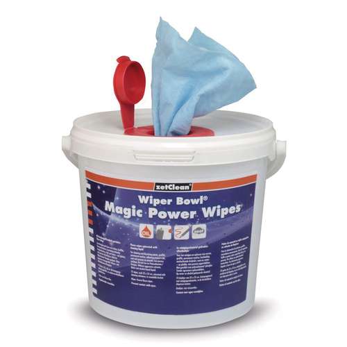 Wiper Bowl® Magic Power Wipes, vochtige schoonmaakdoekjes 