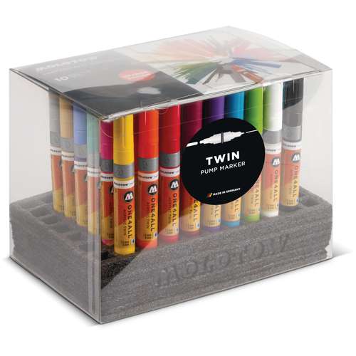 MOLOTOW™ | ONE4ALL™  ACRYLIC TWIN marker — 50+50-set Complete 