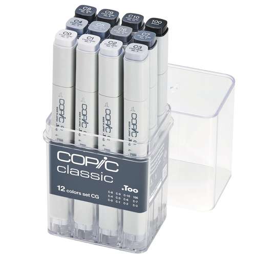 COPIC® | classic marker — 12-set Cool gray 