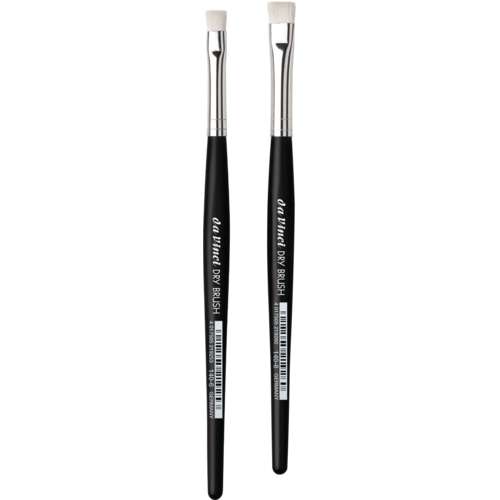 da Vinci | DRY BRUSH 140 miniatuurpenseel ○ plat — synthetisch haar 