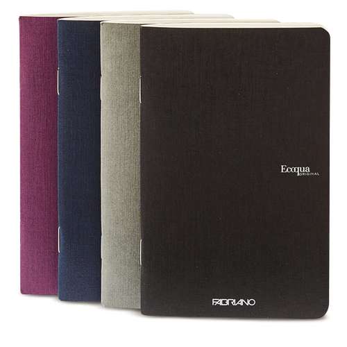 FABRIANO® | EcoQua original pocket cahier — 4-set Dark colours 