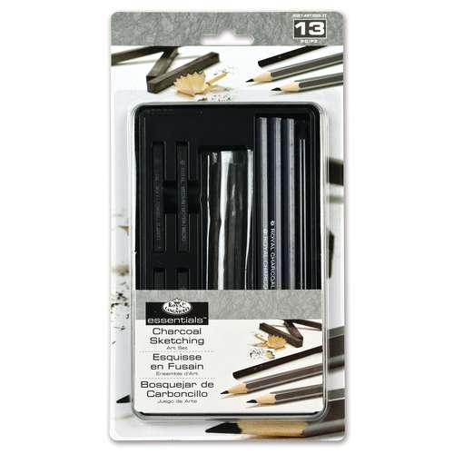 Royal & Langnickel® | essentials™ SMALL ART SET Charcoal Sketching — 12-blik 