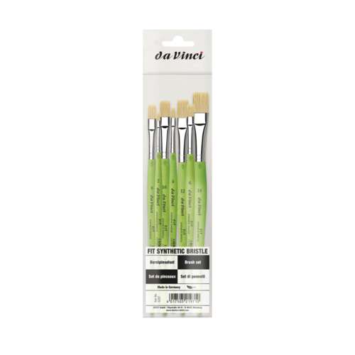 da Vinci | FIT SYNTHETIC BRISTLE 379 penseel ○ plat ○ 7-set 5227 — synthetisch haar 