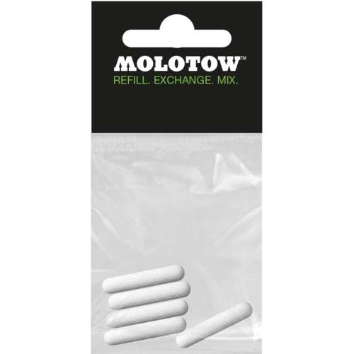 MOLOTOW™ | Round tip 4 mm ○ 5-set — voor series 227HS / 227HS-S / 211EM 