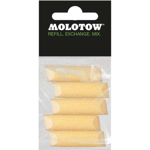 MOLOTOW™ | High-flow chisel tip 4 - 8 mm ○ 5-set — voor series 327HS / 367PI / 311EM 