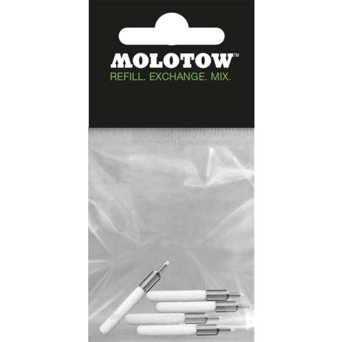 MOLOTOW™ | Specialtech thin tip 1 mm ○ 5-set — voor series 127HS / 127HS-EF / 111EM 