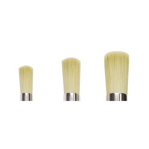 Léonard | Serie 7394RD tamponeerkwast à l'orientale ○ rond & afgeplat  — synthetisch haar 