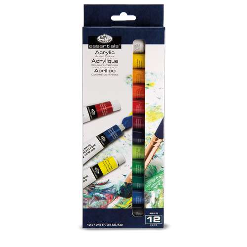Royal & Langnickel® | essentials™ ARTIST PAINT PACK acrylverf — 12-set 