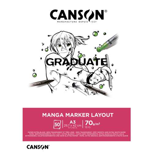 CANSON® | GRADUATE MANGA MARKER LAYOUT tekenblok 