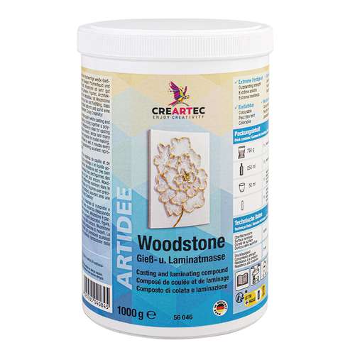 CREARTEC® | ARTIDEE® WOODSTONE giet- en lamineermassa 