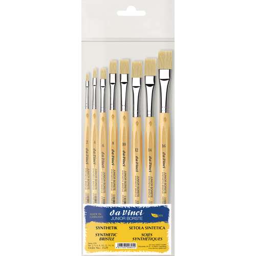 da Vinci | JUNIOR SYNTHETIC penseel 329 plat - 8-set 