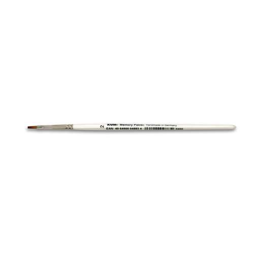 KUM® | Memory Point® aquarelpenseel ○ plat — synthetisch haar 