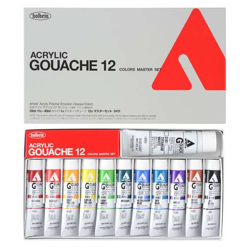 HOLBEIN | HAG ACRYLIC GOUACHE — 12-set Master 