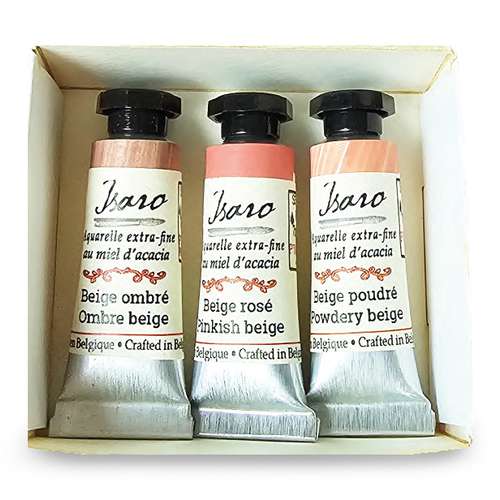 Isaro | Extra-fine aquarelverf — 3-set Nude 
