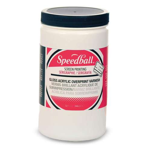 Speedball® | GLOSS ACRYLIC OVERPRINT VARNISH — screen printing 