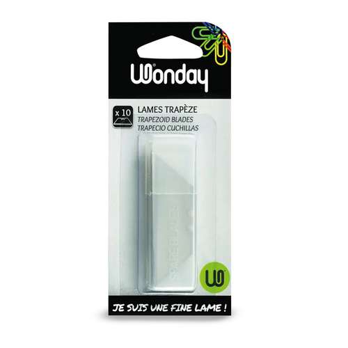 Wonday® | Trapezoidal Blades for safety cutters — pack of 5 