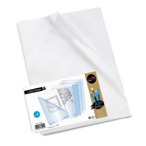 VIQUEL | Creativ'Gallery Art'Corner beschermhoes ○ A3 — 5-pak 