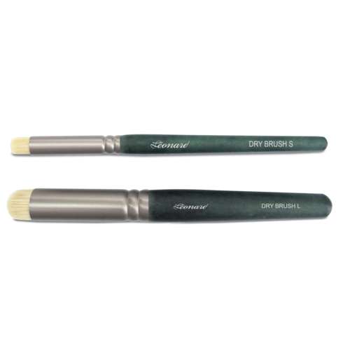 Léonard | DRY BRUSH detailpenselen ○ 2-set L5001RB — synthetisch haar 