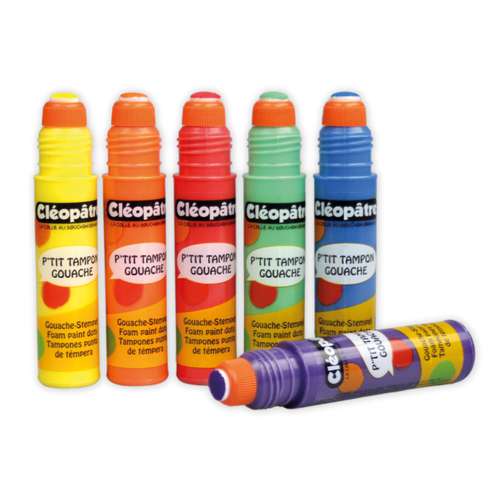 Cléopâtre | P'TIT TAMPON Gouache set — 6 x 50 ml bottles 