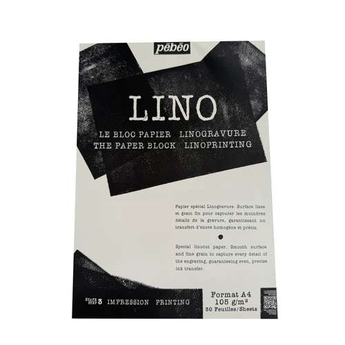 pébéo | THE PAPER BLOCK LINOPRINTING — bamboo 