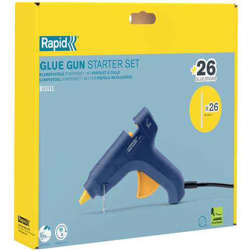 Rapid® | EG111 lijmpistool — incl. 24 lijmpatronen Ø 12 mm 