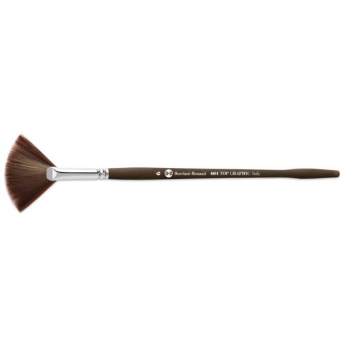 Borciani e Bonazzi | TOP GRAPHIC 604 penseel ○ waaier — synthetisch haar 
