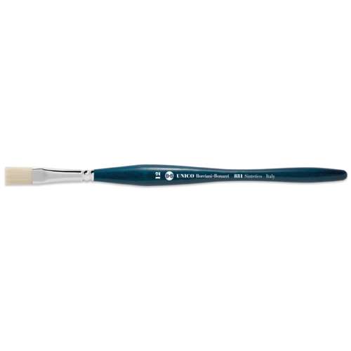 Borciani e Bonazzi | UNICO OFF-WHITE 831 penseel ○ plat — synthetisch haar 