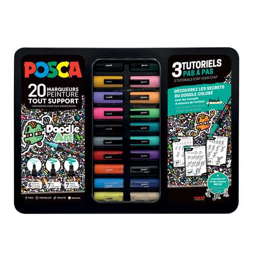 uni | POSCA DOODLE ART — 
