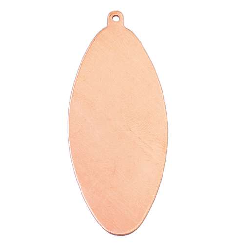 ABIG | Koperen hanger ○ voor emaille — ovaal 