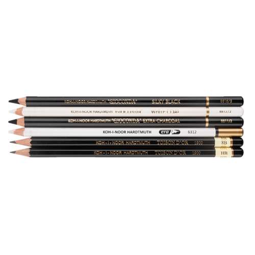 KOH-I-NOOR | GIOCONDA krijtpotloden & TOISON D'OR grafietpotloden — 5 + 1-set ART 