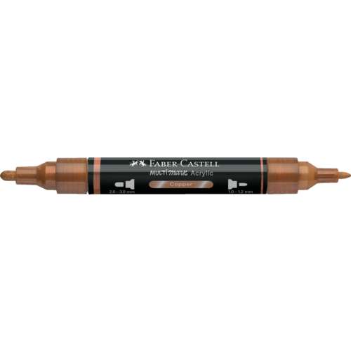 FABER-CASTELL | MULTIMARK MIRROR marker ○ dubbelzijdig — 552 Copper 
