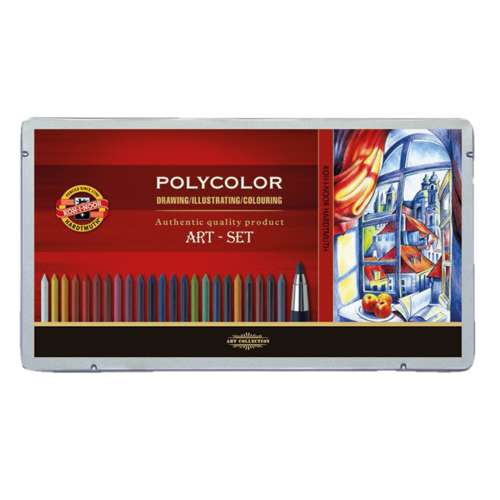 KOH-I-NOOR | POLYCOLOR 3800 kleurpotlood — 24 + 8-set ART 