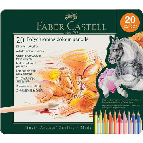 Faber-Castell | Polychromos kleurpotlood —  20-blik NEW COLOURS 