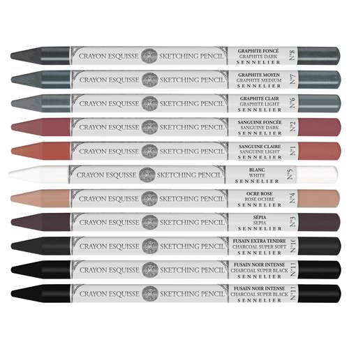 SENNELIER | SKETCHING PENCIL schetsstift ○ houtloos — los (8)